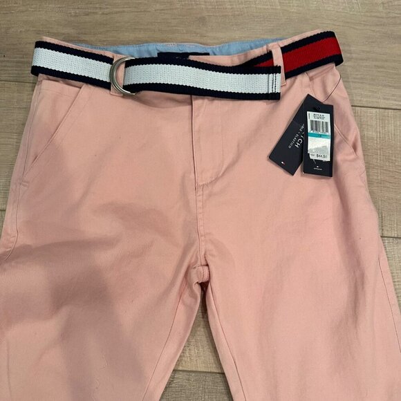 TOMMY HILFIGER BOYS PINK DRESS PANTS STRETCH SIZE 16 NEW - Picture 2 of 9